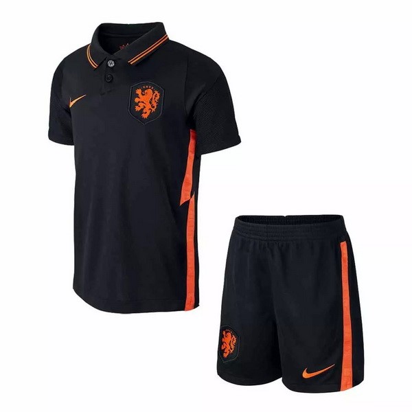 Camiseta Países Bajos 2ª Niño 2020 Negro